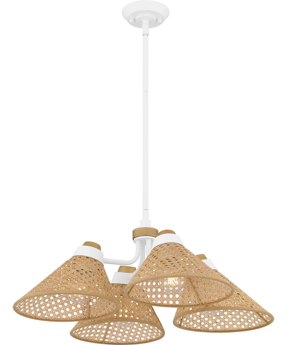Quoizel Pendant Large 4-light Pendant Matte White - Image 4