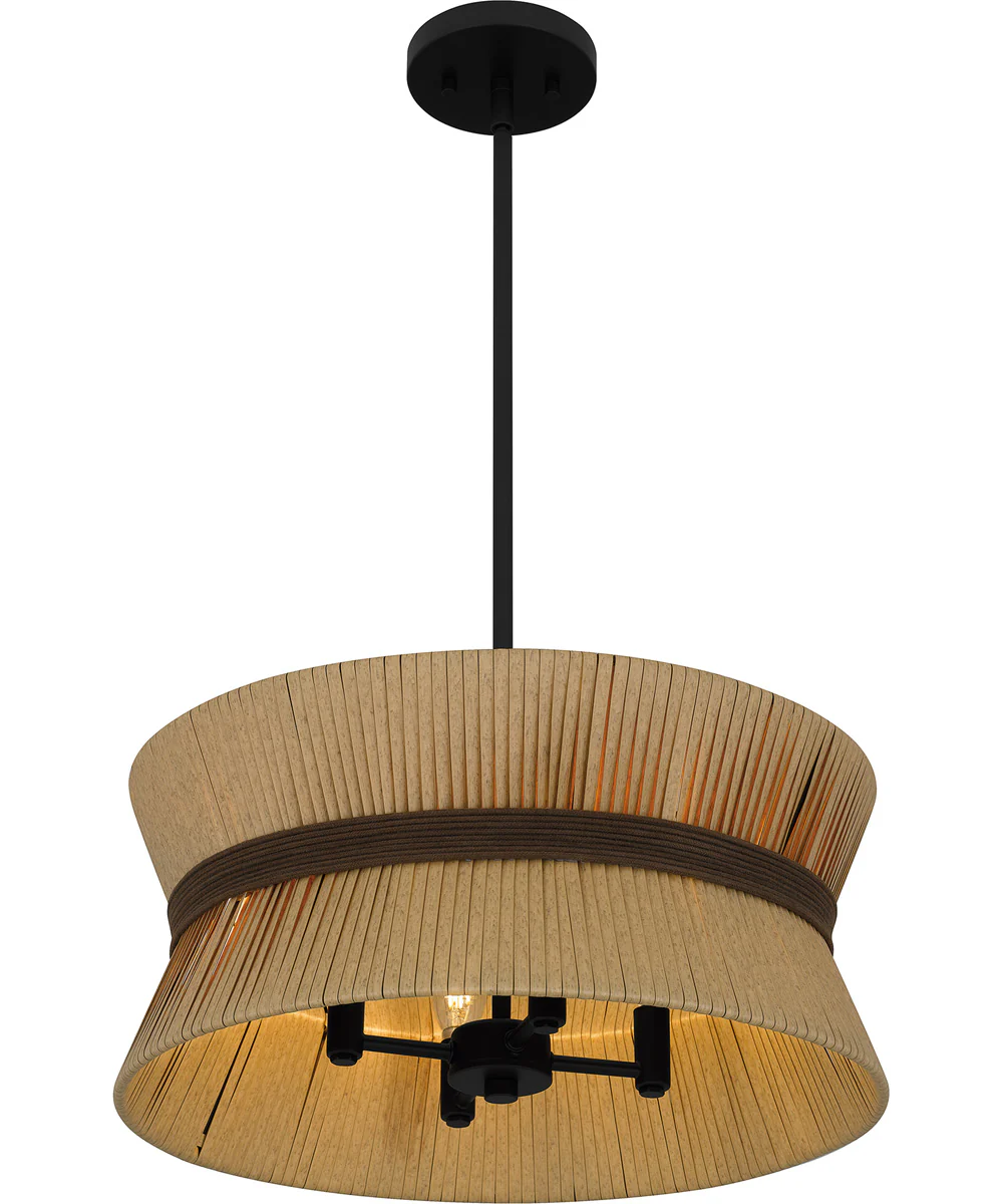 Quoizel Pendant Large 4-light Pendant Western Bronze - Image 4