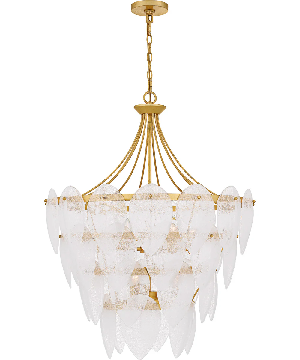 Quoizel Pendant Large 7-light Pendant Gold Leaf - Image 3