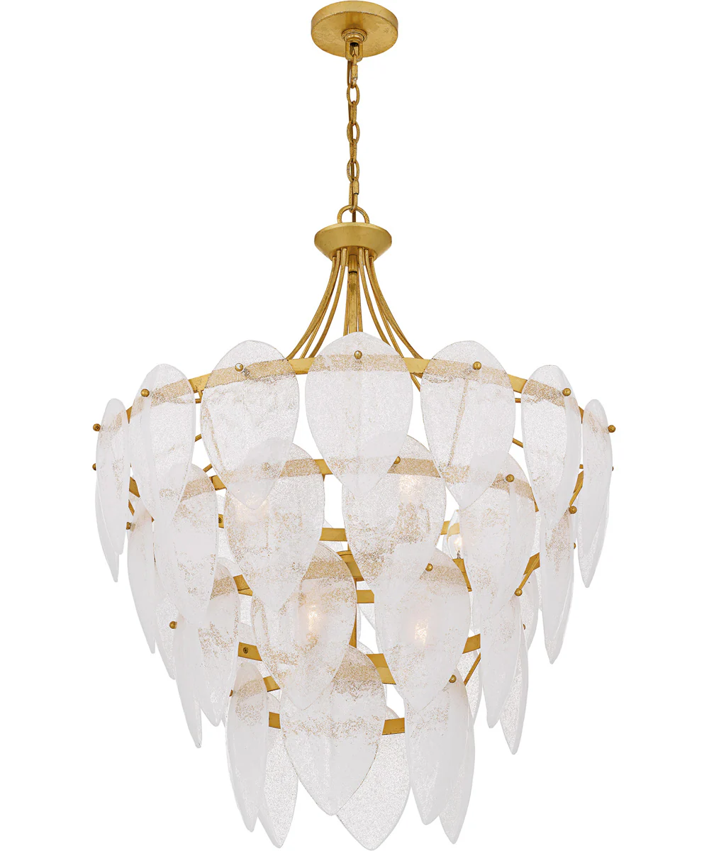 Quoizel Pendant Large 7-light Pendant Gold Leaf - Image 4