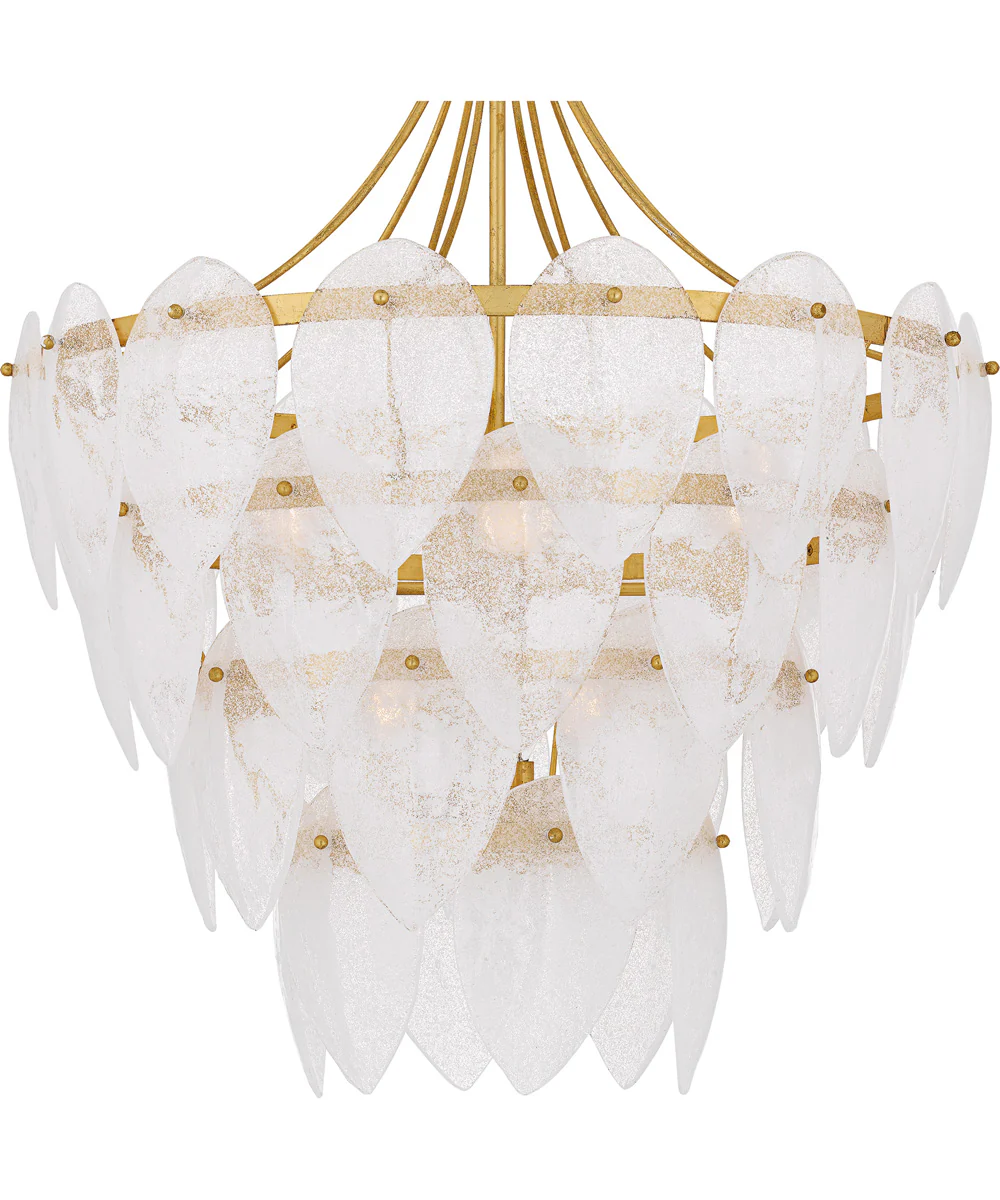 Quoizel Pendant Large 7-light Pendant Gold Leaf - Image 5