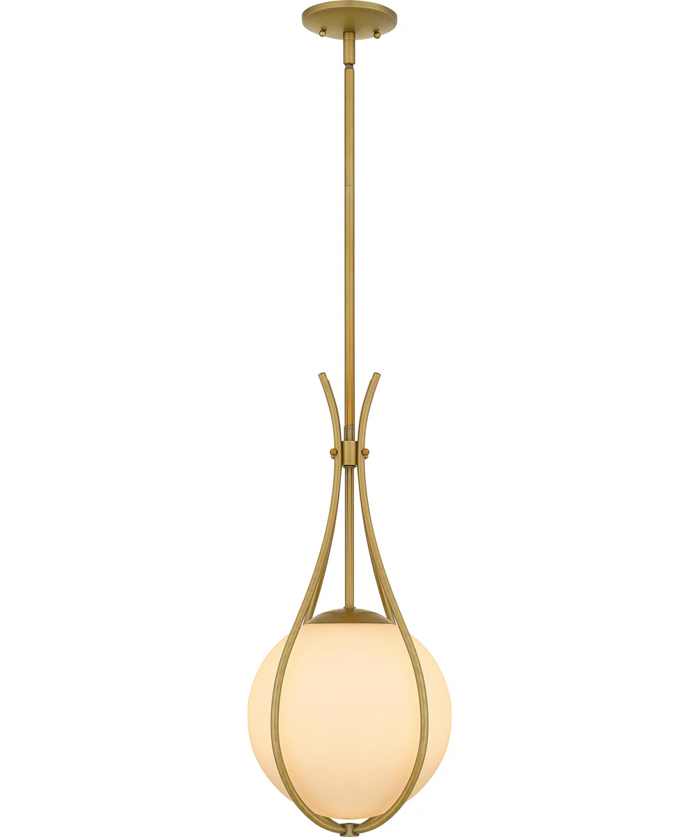 Quoizel Pendant Small 1-light Mini Pendant Aged Brass - Image 3