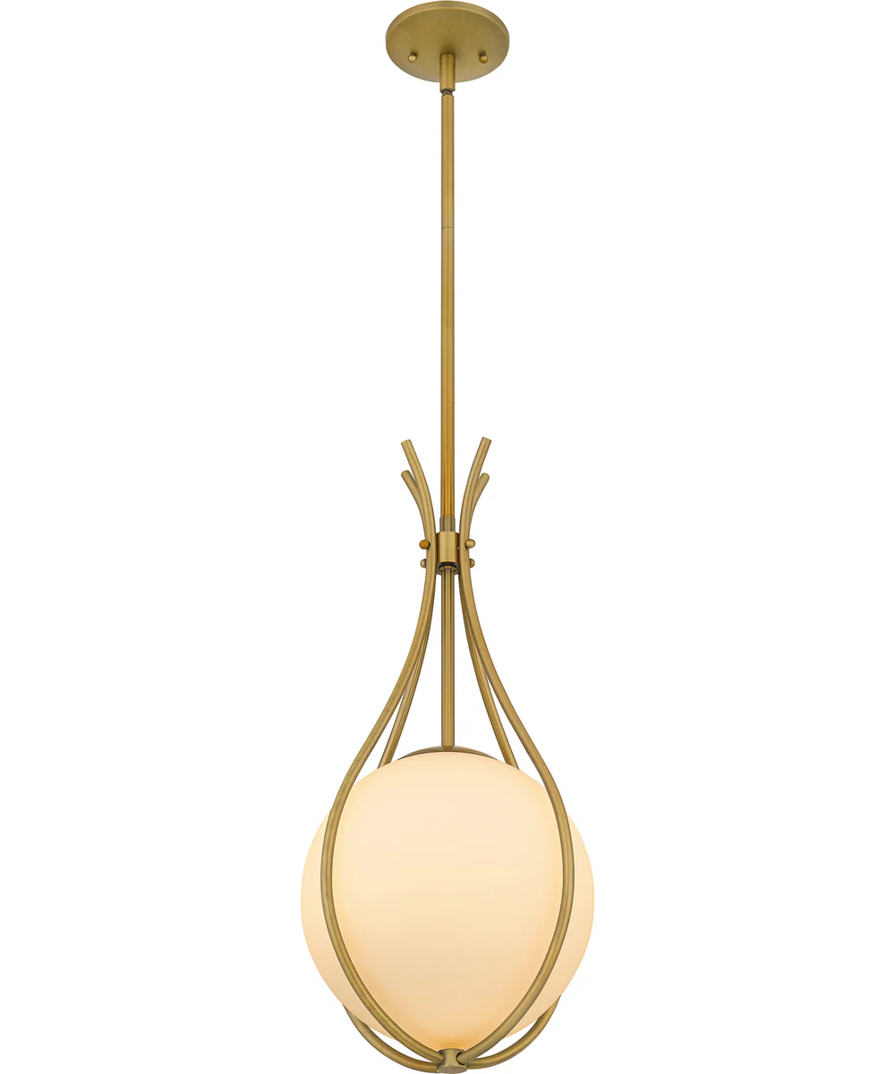 Quoizel Pendant Small 1-light Mini Pendant Aged Brass - Image 4