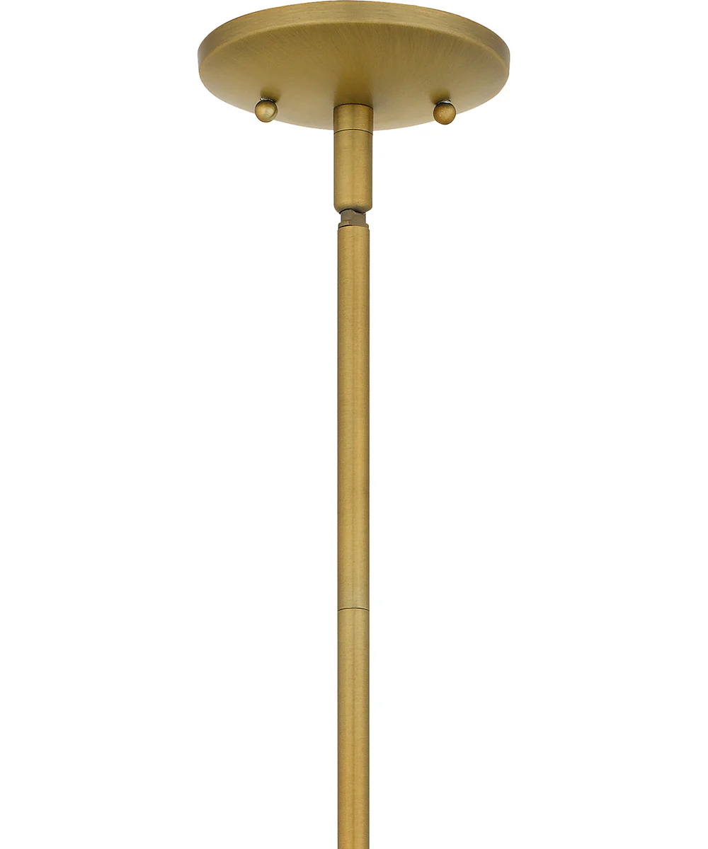 Quoizel Pendant Small 1-light Mini Pendant Aged Brass - Image 6