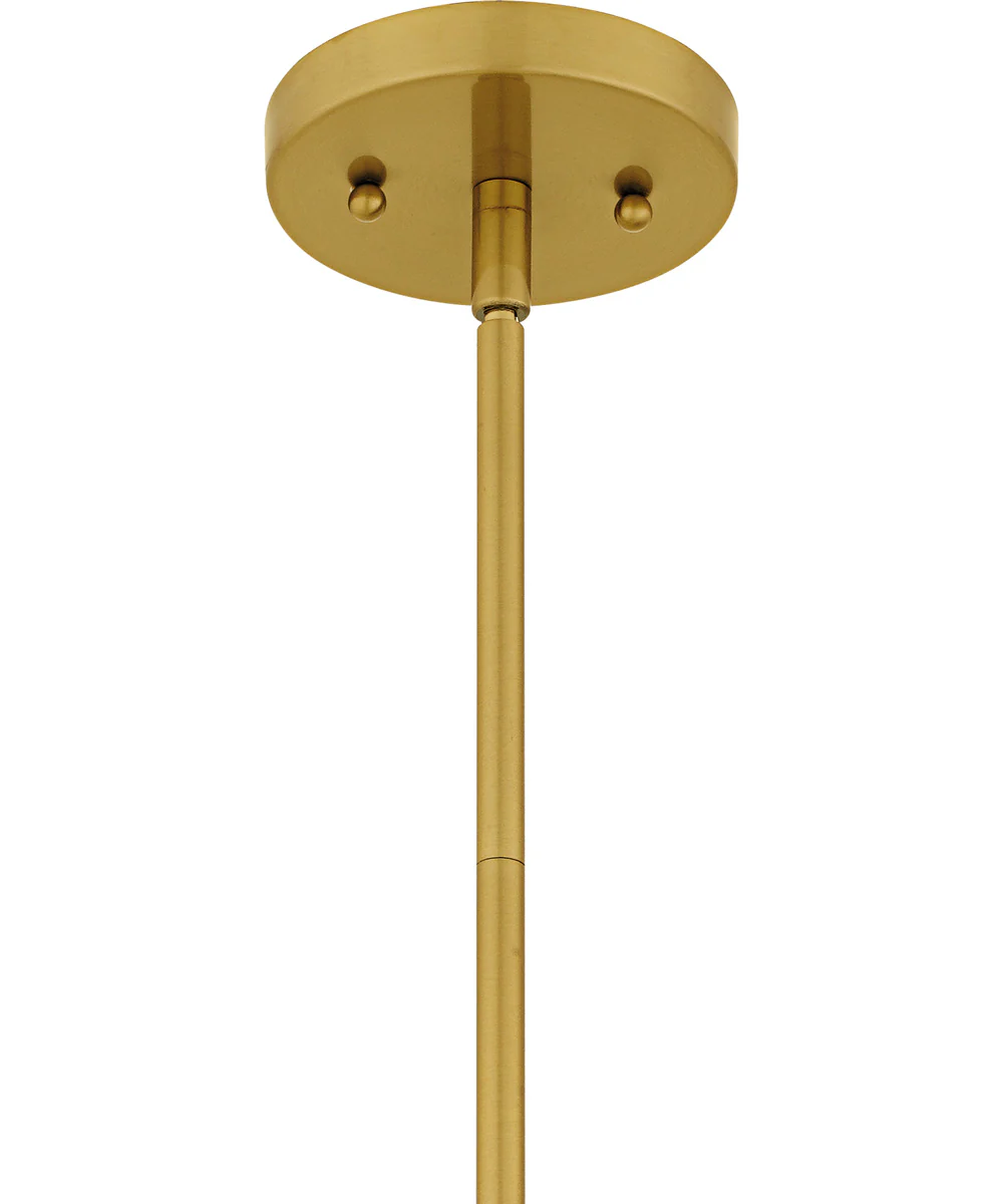 Quoizel Pendant Small 1-light Mini Pendant Brushed Gold - Image 6