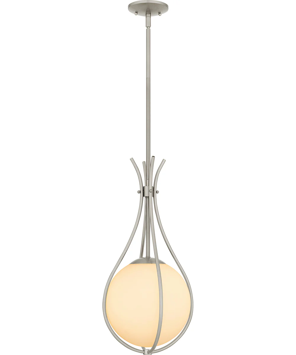 Quoizel Pendant Small 1-light Mini Pendant Brushed Nickel