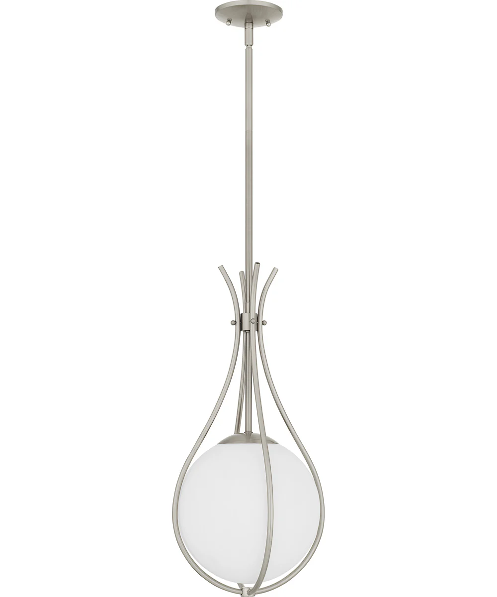 Quoizel Pendant Small 1-light Mini Pendant Brushed Nickel - Image 2