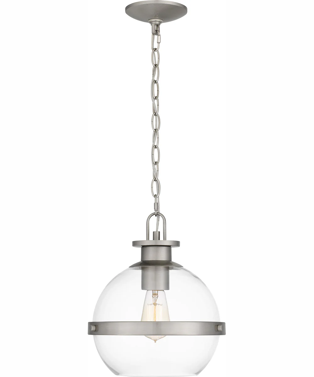 Quoizel Piccolo Pendant 1-light Mini Pendant Brushed Nickel - Image 4