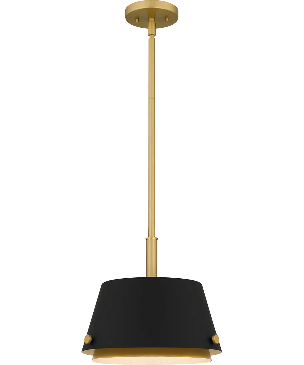 Quoizel Piccolo Pendant 1-light Mini Pendant Matte Black