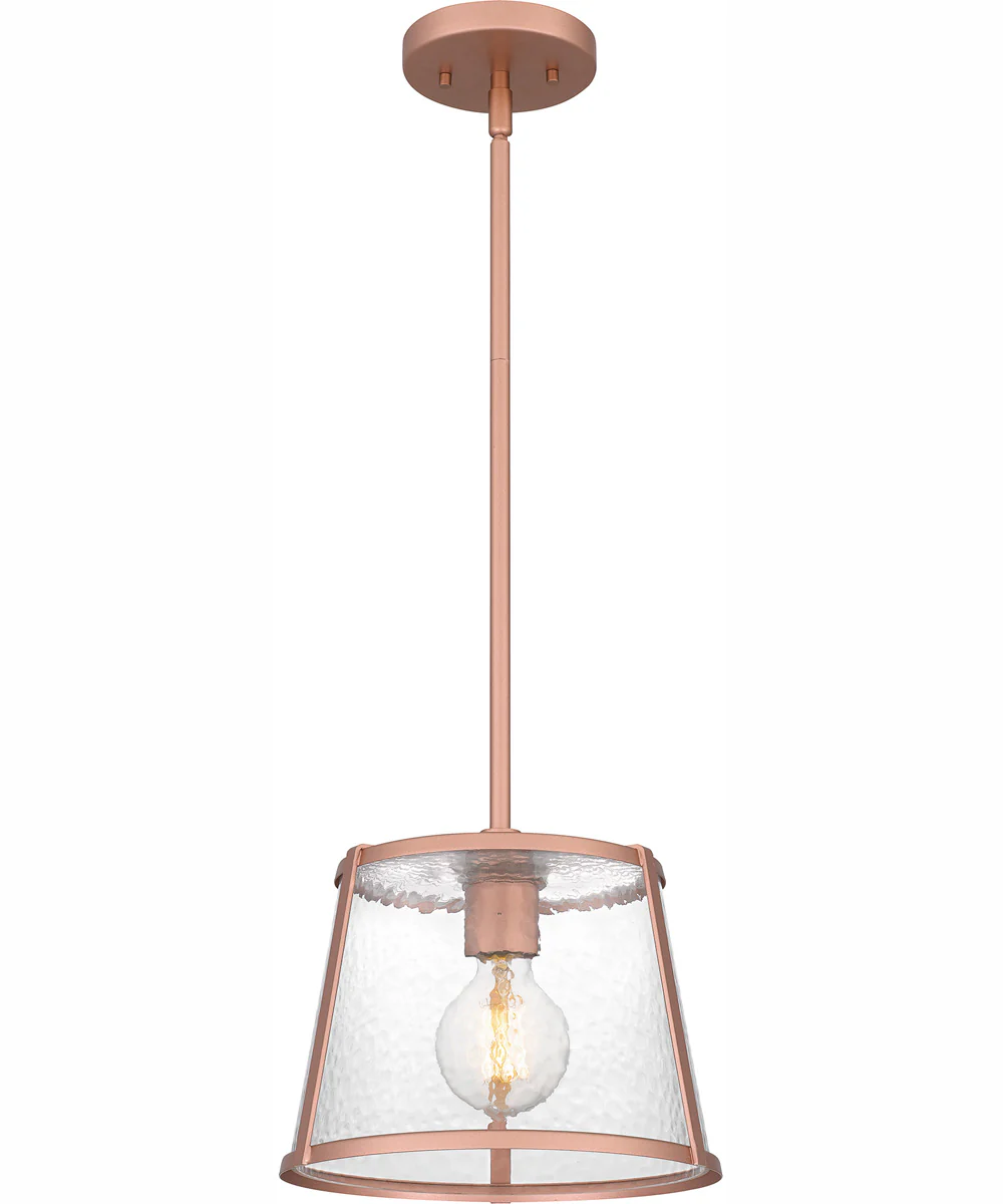 Quoizel Piccolo Pendant 1-light Mini Pendant Matte Rose Gold - Image 2