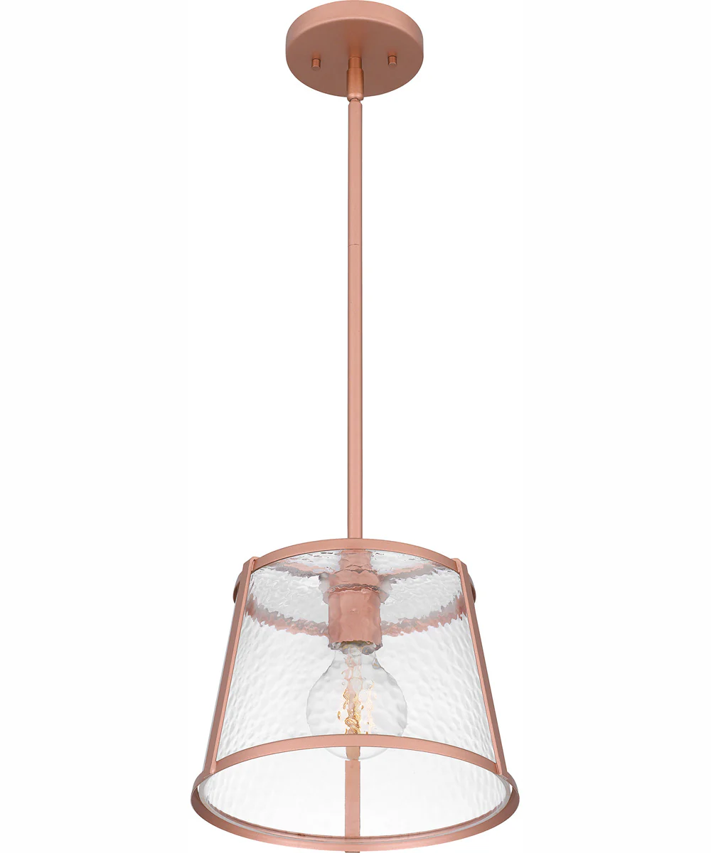 Quoizel Piccolo Pendant 1-light Mini Pendant Matte Rose Gold - Image 5