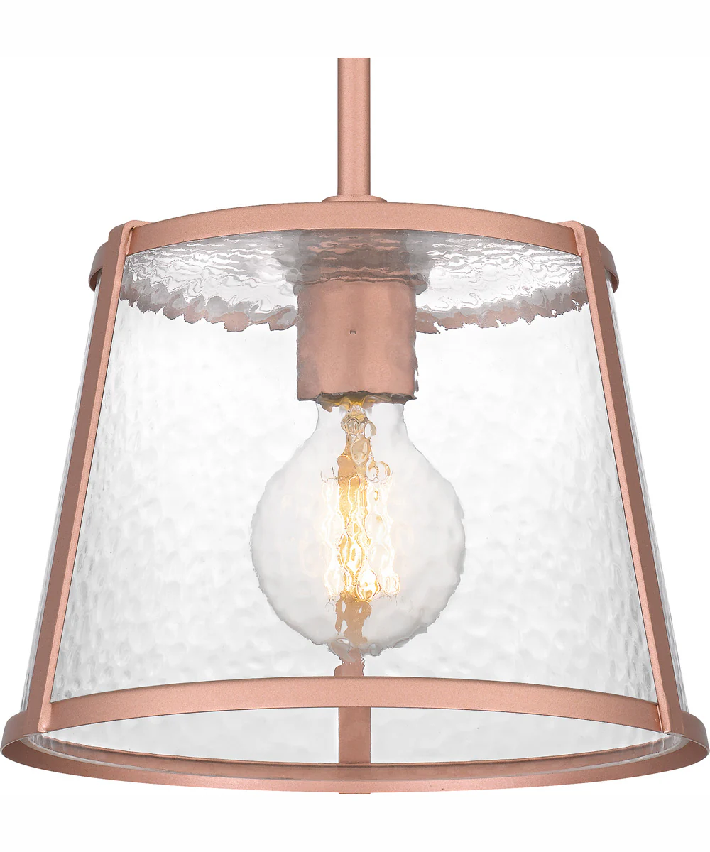 Quoizel Piccolo Pendant 1-light Mini Pendant Matte Rose Gold - Image 6