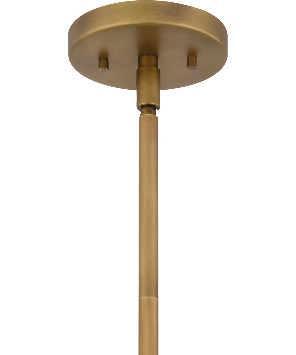 Quoizel Piccolo Pendant 1-light Mini Pendant Weathered Brass - Image 6