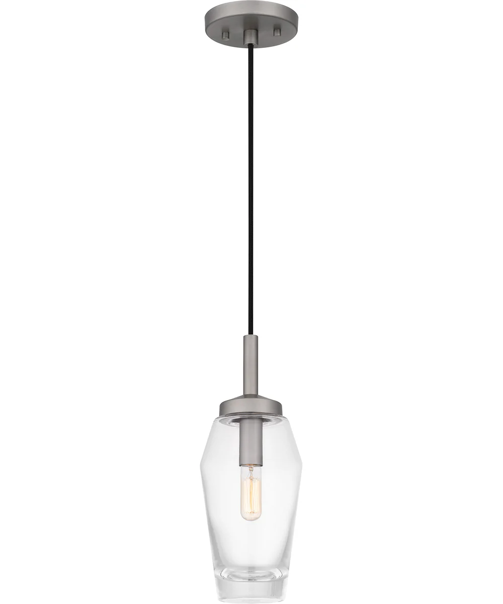 Quoizel Piccolo Pendant Small 1-light Mini Pendant Antique Nickel
