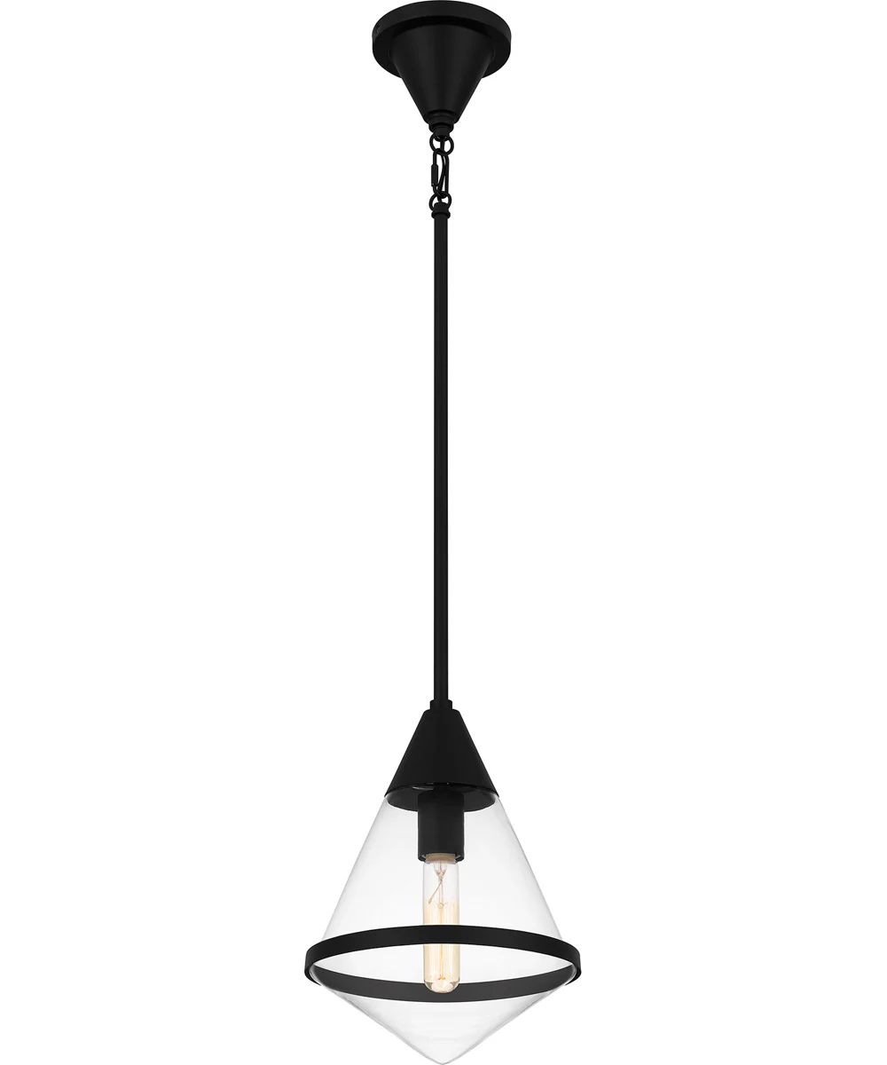 Quoizel Piccolo Pendant Small 1-light Mini Pendant Matte Black - Image 4