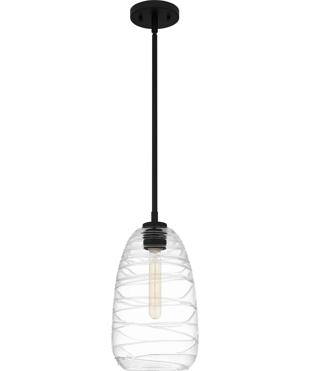 Quoizel Piccolo Pendant Small 1-light Mini Pendant Matte Black - Image 2