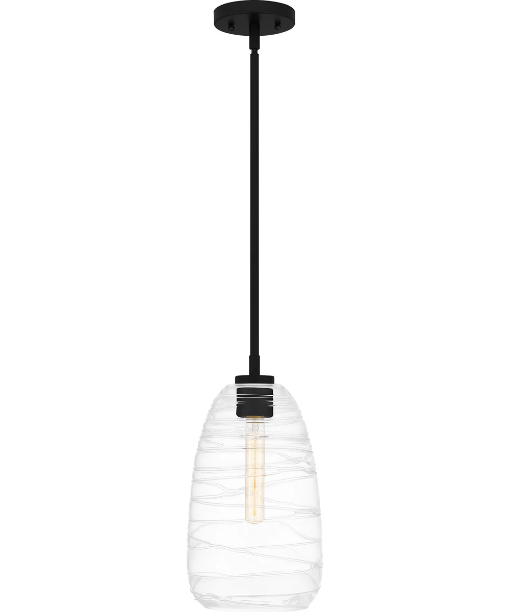 Quoizel Piccolo Pendant Small 1-light Mini Pendant Matte Black - Image 3