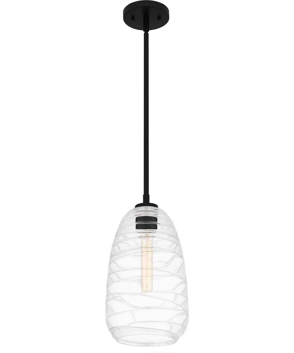 Quoizel Piccolo Pendant Small 1-light Mini Pendant Matte Black - Image 4