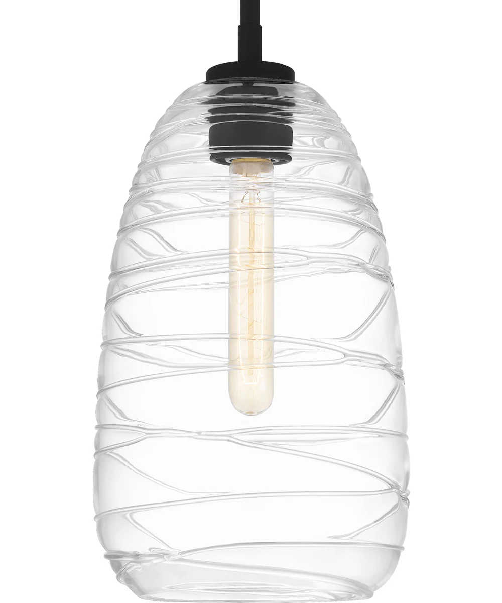 Quoizel Piccolo Pendant Small 1-light Mini Pendant Matte Black - Image 5