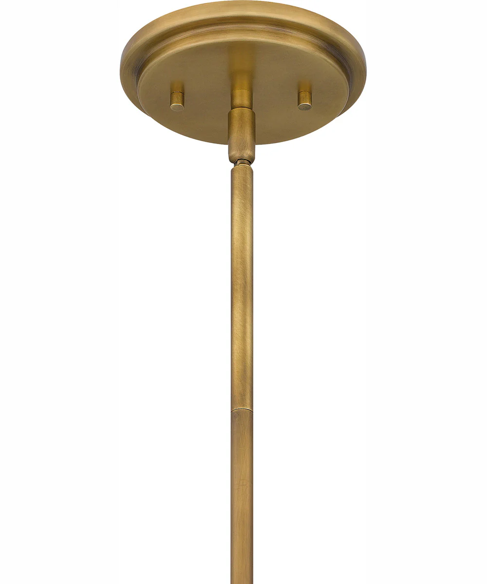 Quoizel Piccolo Pendant Small Mini Pendant Weathered Brass - Image 7