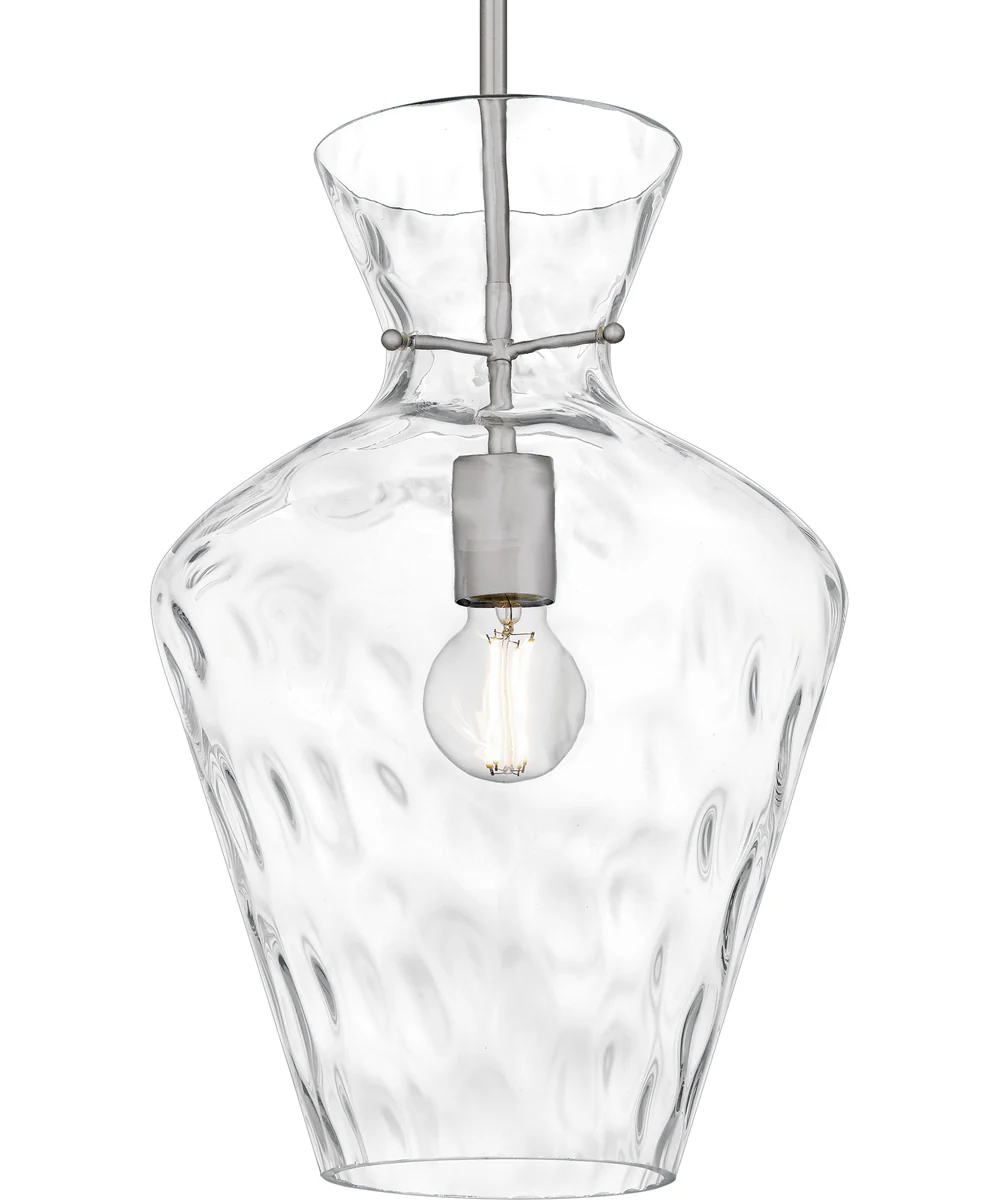 Drover 1-Light 12"W Brushed Nickel Pendant Ceiling Light - Image 5