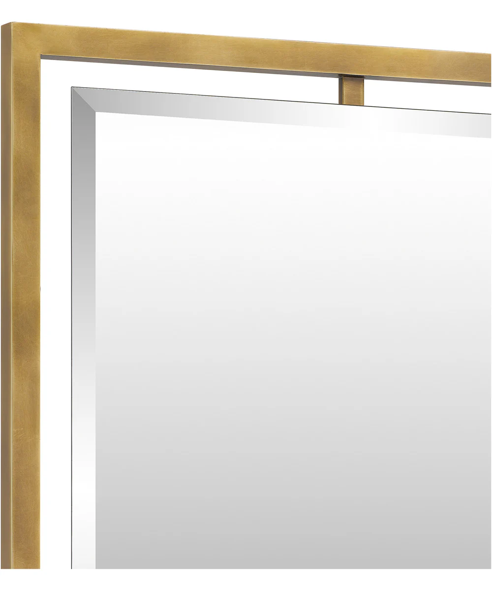 Quoizel Reflections Large Mirror Weathered Brass - Image 4