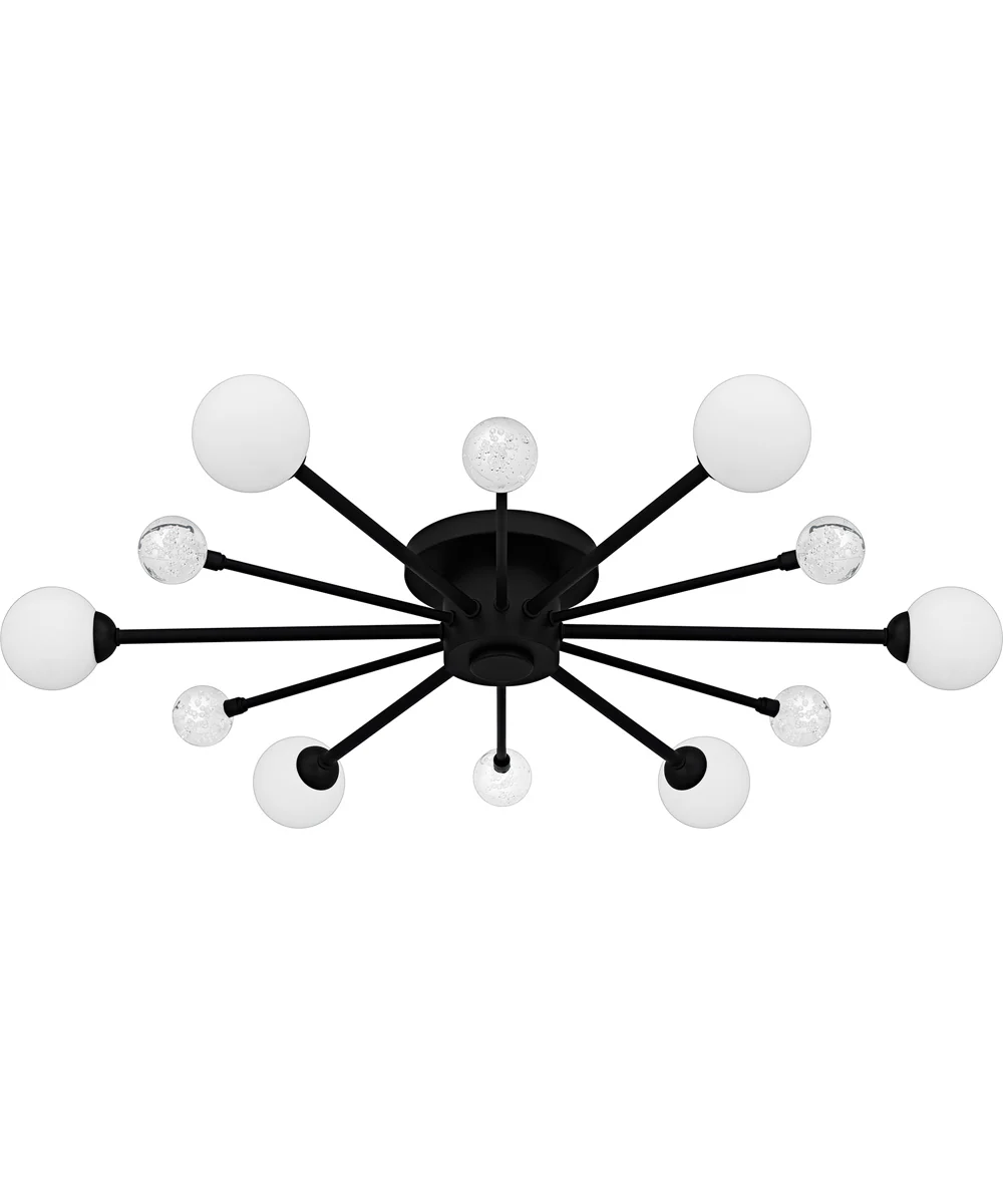 Quoizel Semi-Flush Mount Extra Large 6-light Semi Flush Mount Matte Black - Image 2