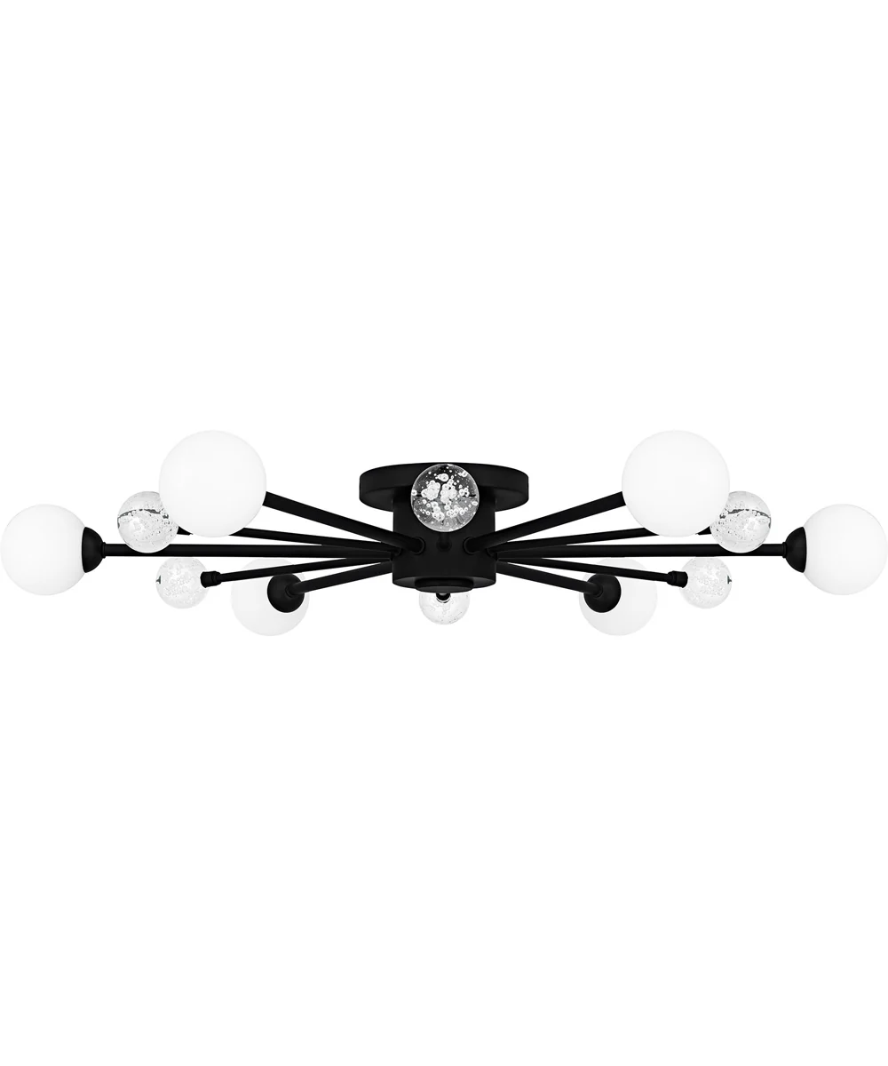 Quoizel Semi-Flush Mount Extra Large 6-light Semi Flush Mount Matte Black - Image 3