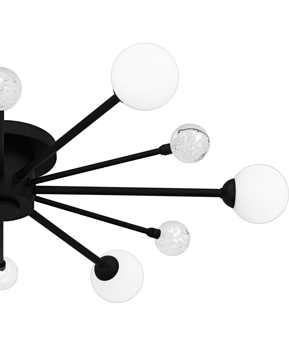 Quoizel Semi-Flush Mount Extra Large 6-light Semi Flush Mount Matte Black - Image 5
