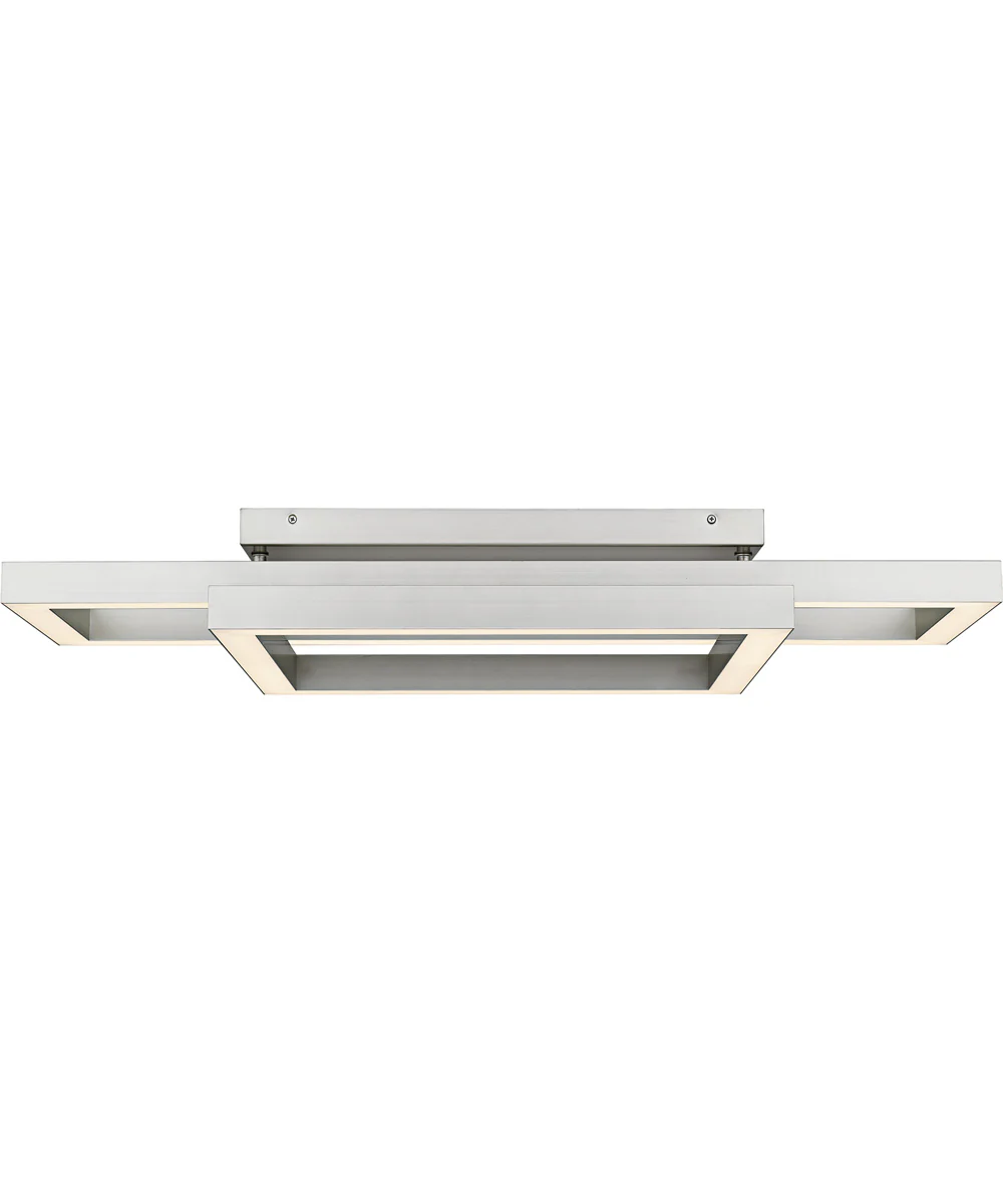 Quoizel Semi-Flush Mount Extra Large Semi Flush Mount Painted Brushed Nickel - Image 3