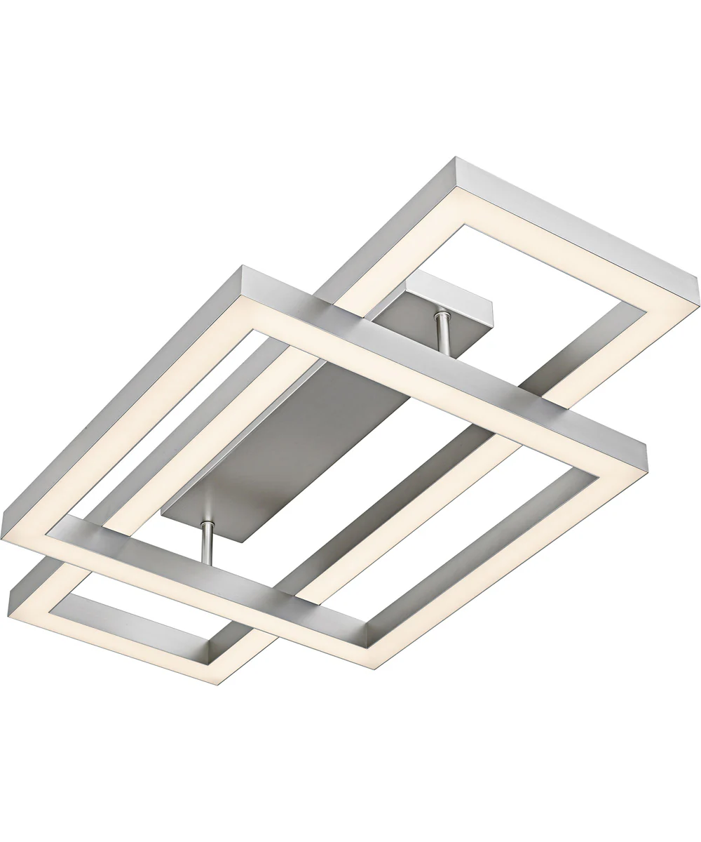 Quoizel Semi-Flush Mount Extra Large Semi Flush Mount Painted Brushed Nickel - Image 4