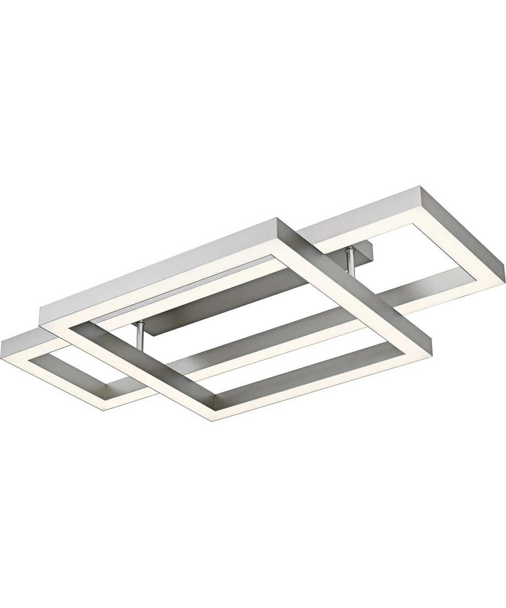 Quoizel Semi-Flush Mount Extra Large Semi Flush Mount Painted Brushed Nickel - Image 5