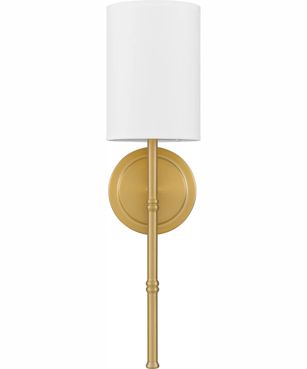 Quoizel Wood Small 1-light Wall Sconce Aged Brass - Image 3