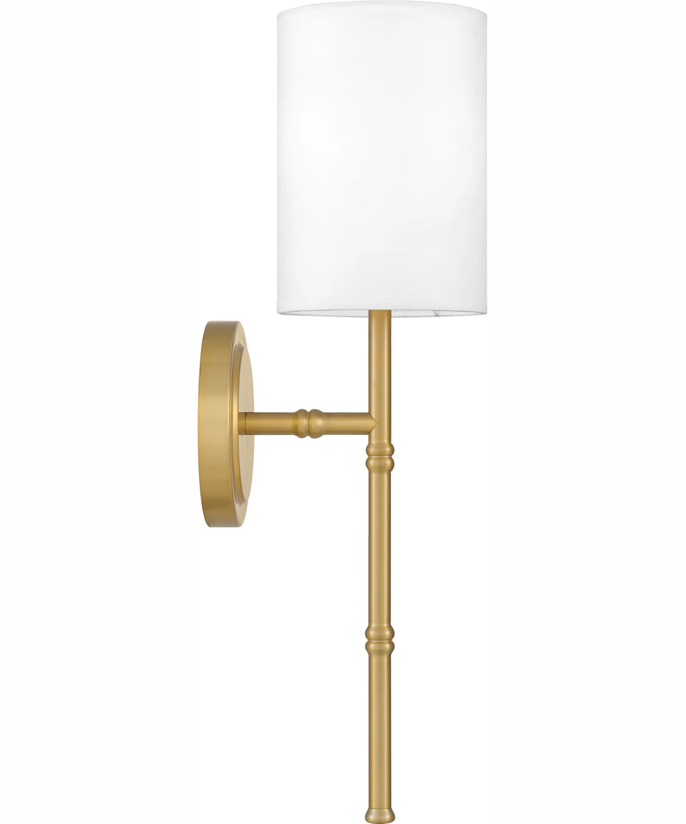 Quoizel Wood Small 1-light Wall Sconce Aged Brass - Image 5