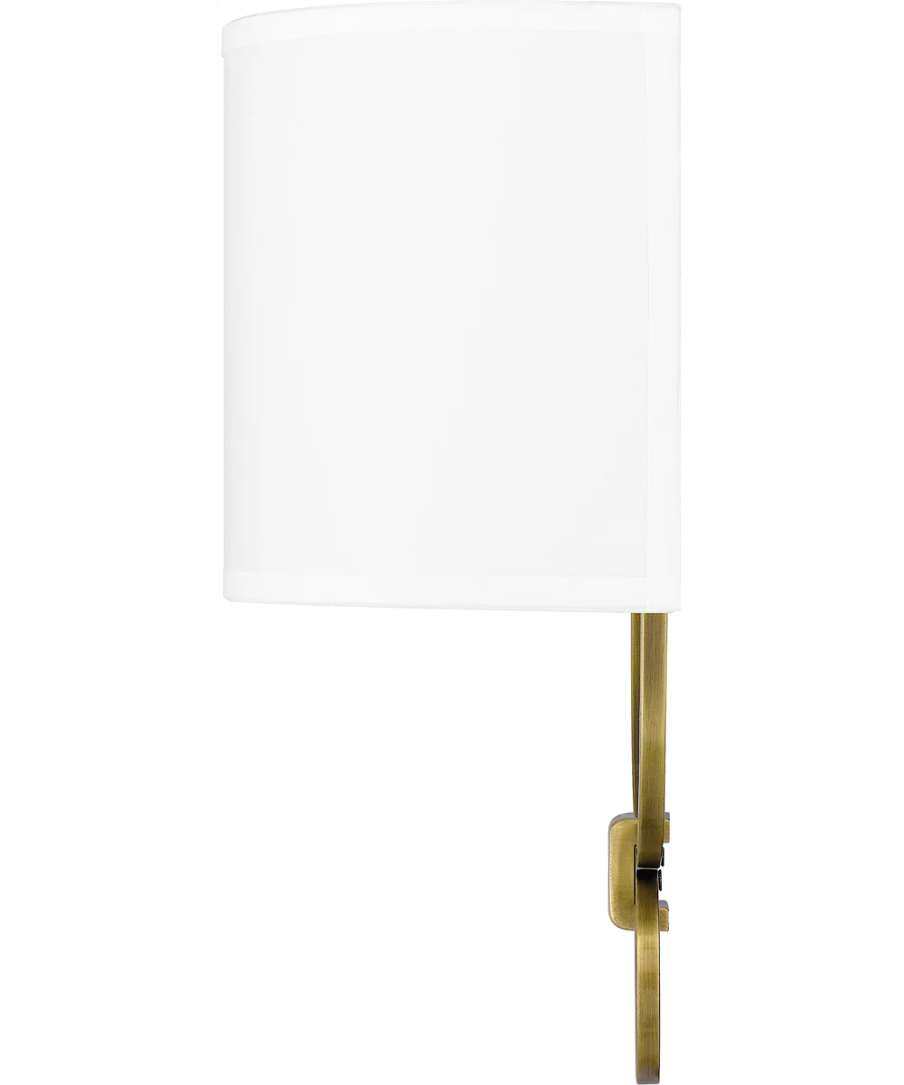 Quoizel Wood Small 1-light Wall Sconce Aged Brass - Image 5