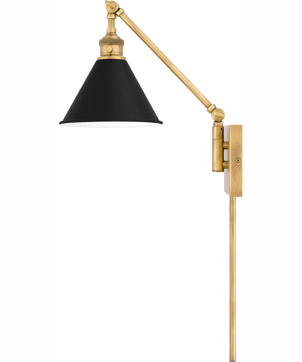 Quoizel Wood Small 1-light Wall Sconce Weathered Brass - Image 6