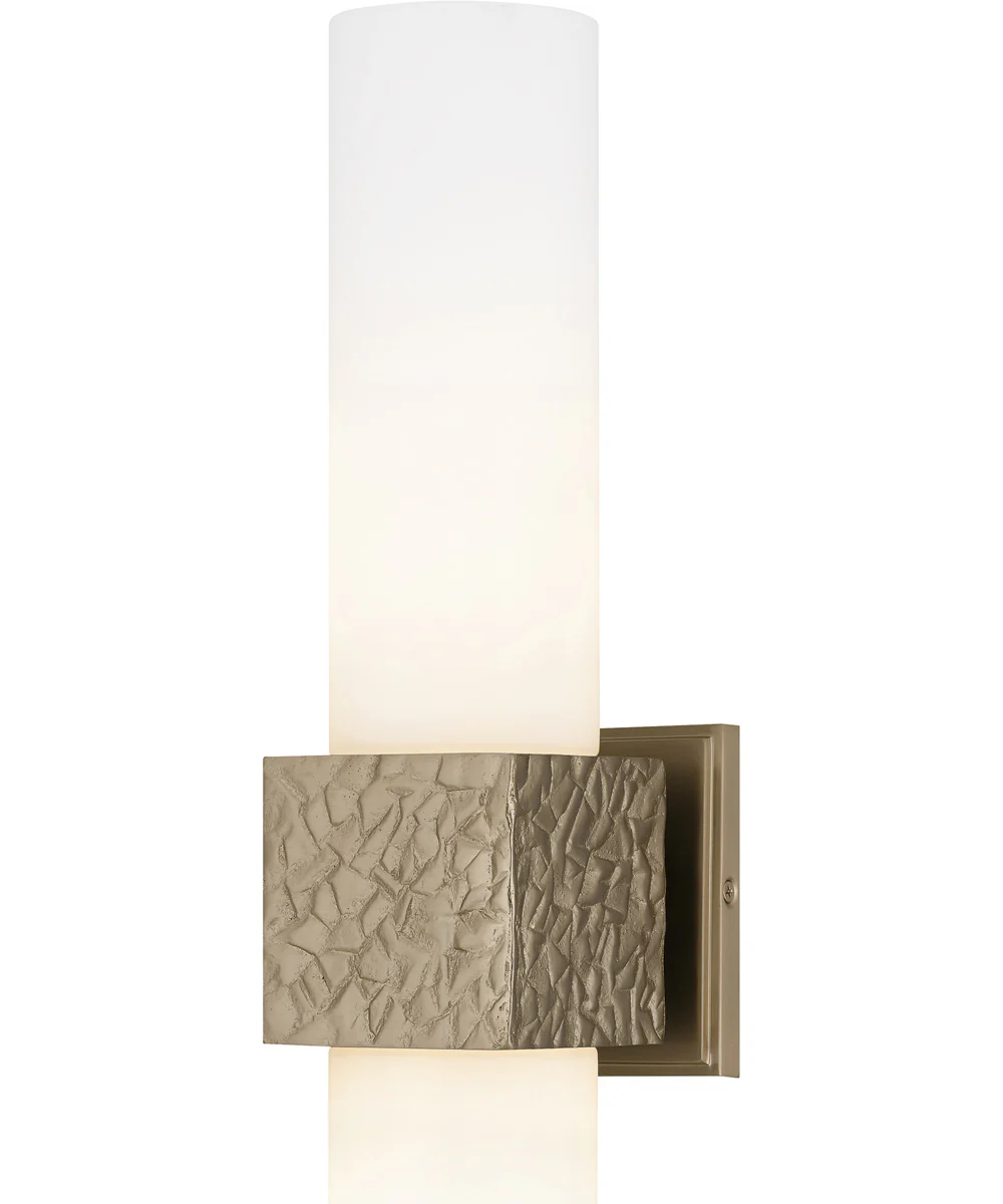 Quoizel Wood Small 2-light Wall Sconce Bronze Gold - Image 5