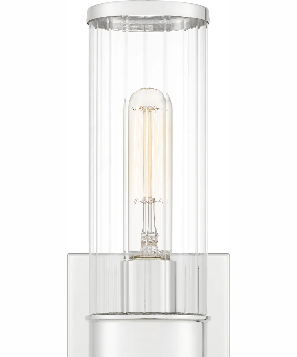 Quoizel Wood Small 2-light Wall Sconce Polished Nickel - Image 7