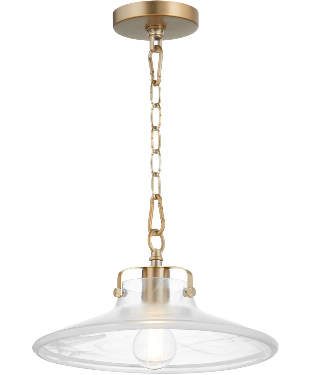 1-light Dual Mount Light Fixture Aged Brass - Image 4