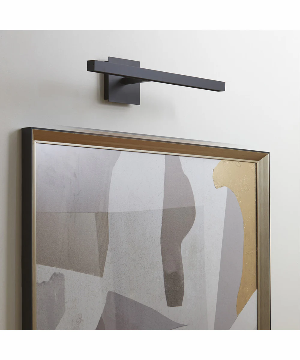 1-light LED Wall Mount Light Fixture Matte Black - Image 5