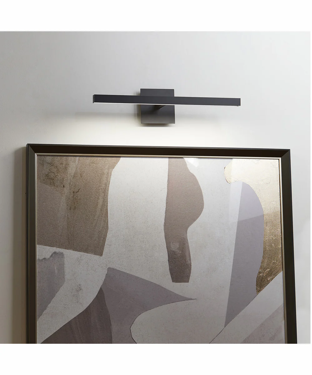 1-light LED Wall Mount Light Fixture Matte Black - Image 8
