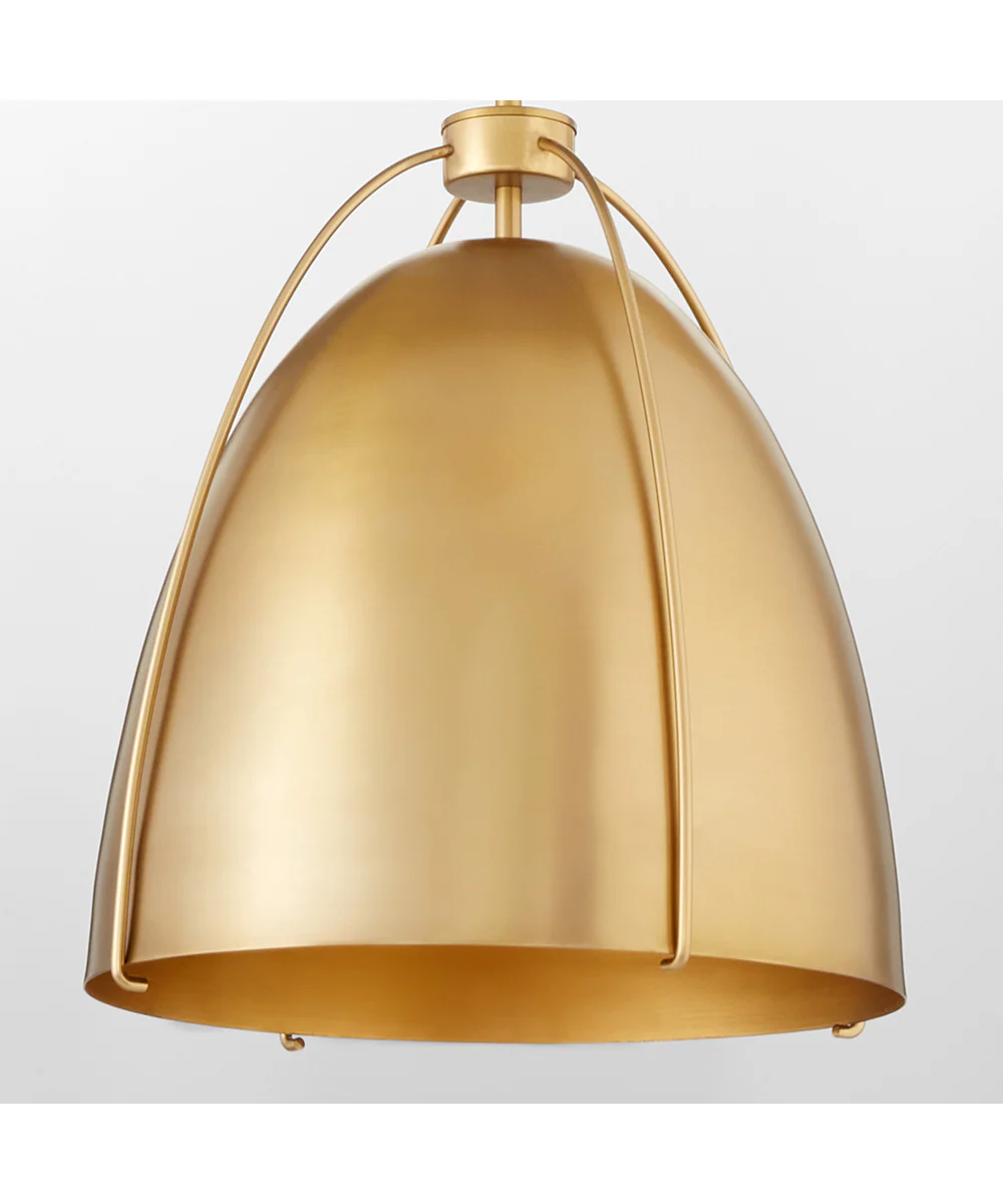 1-light Pendant Aged Brass - Image 3