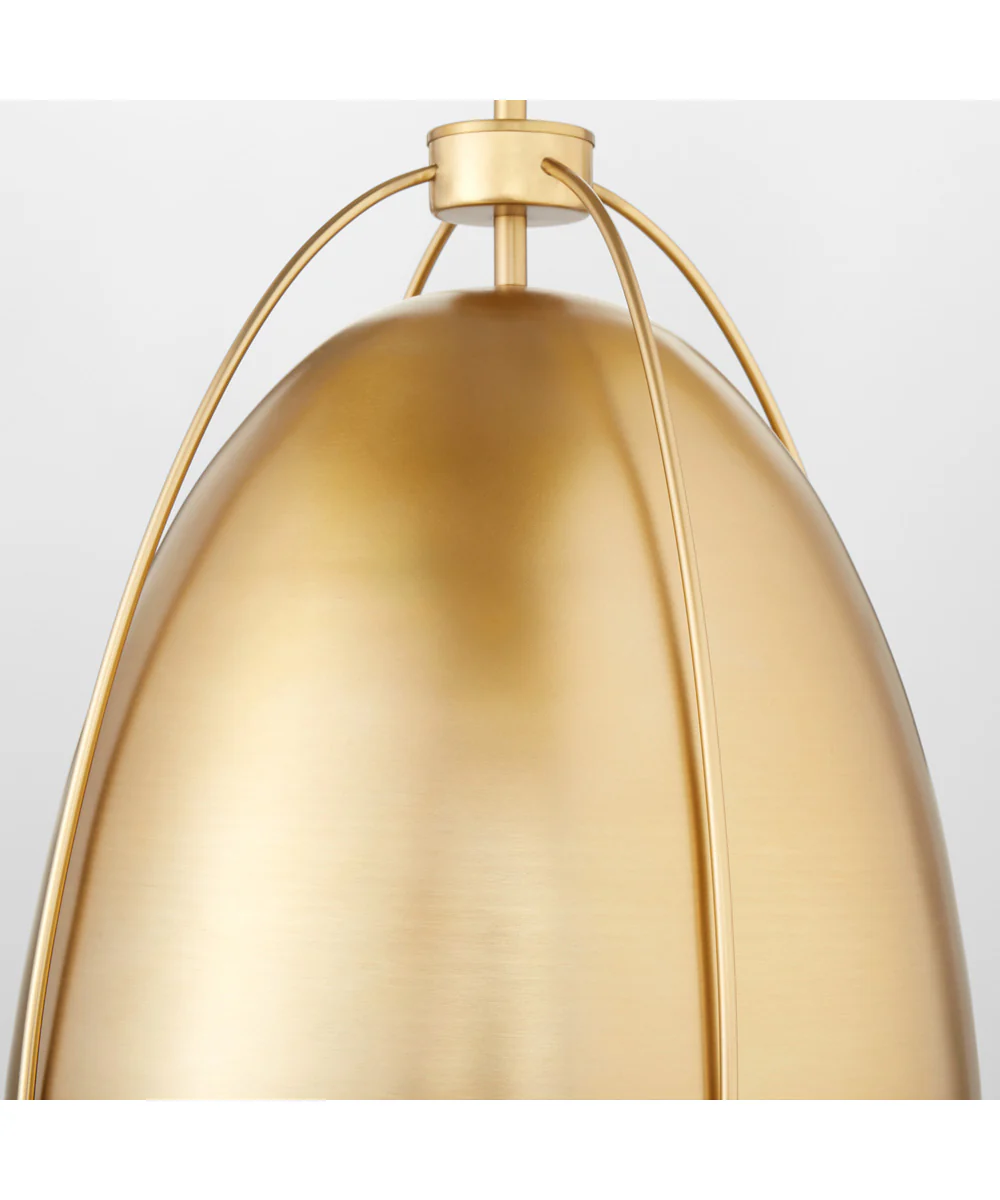1-light Pendant Aged Brass - Image 4