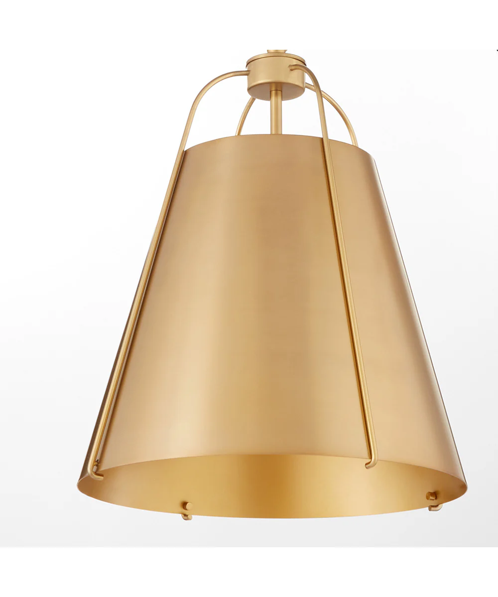 1-light Pendant Aged Brass - Image 3