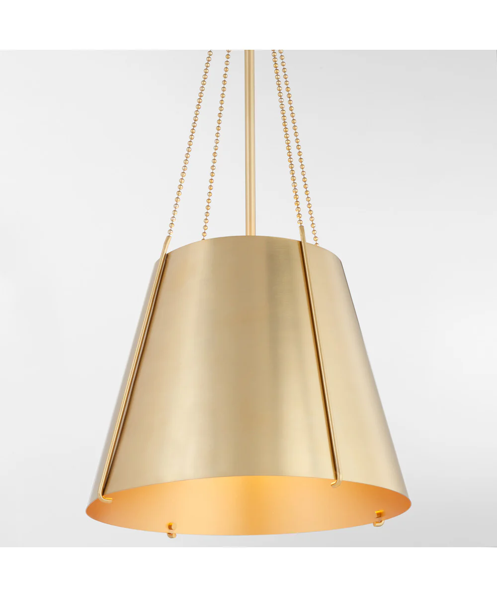1-light Pendant Aged Brass - Image 3