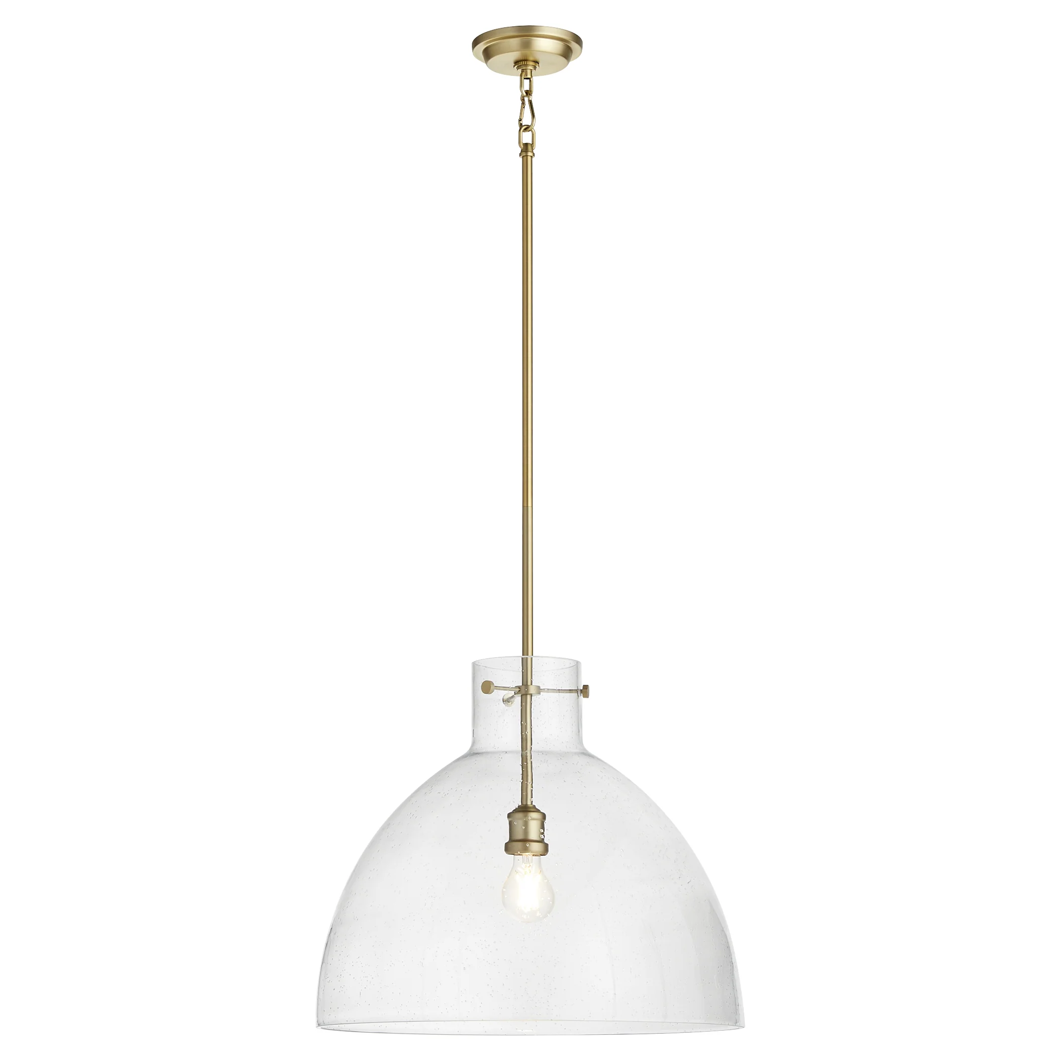 1-light Pendant Aged Brass - Image 2