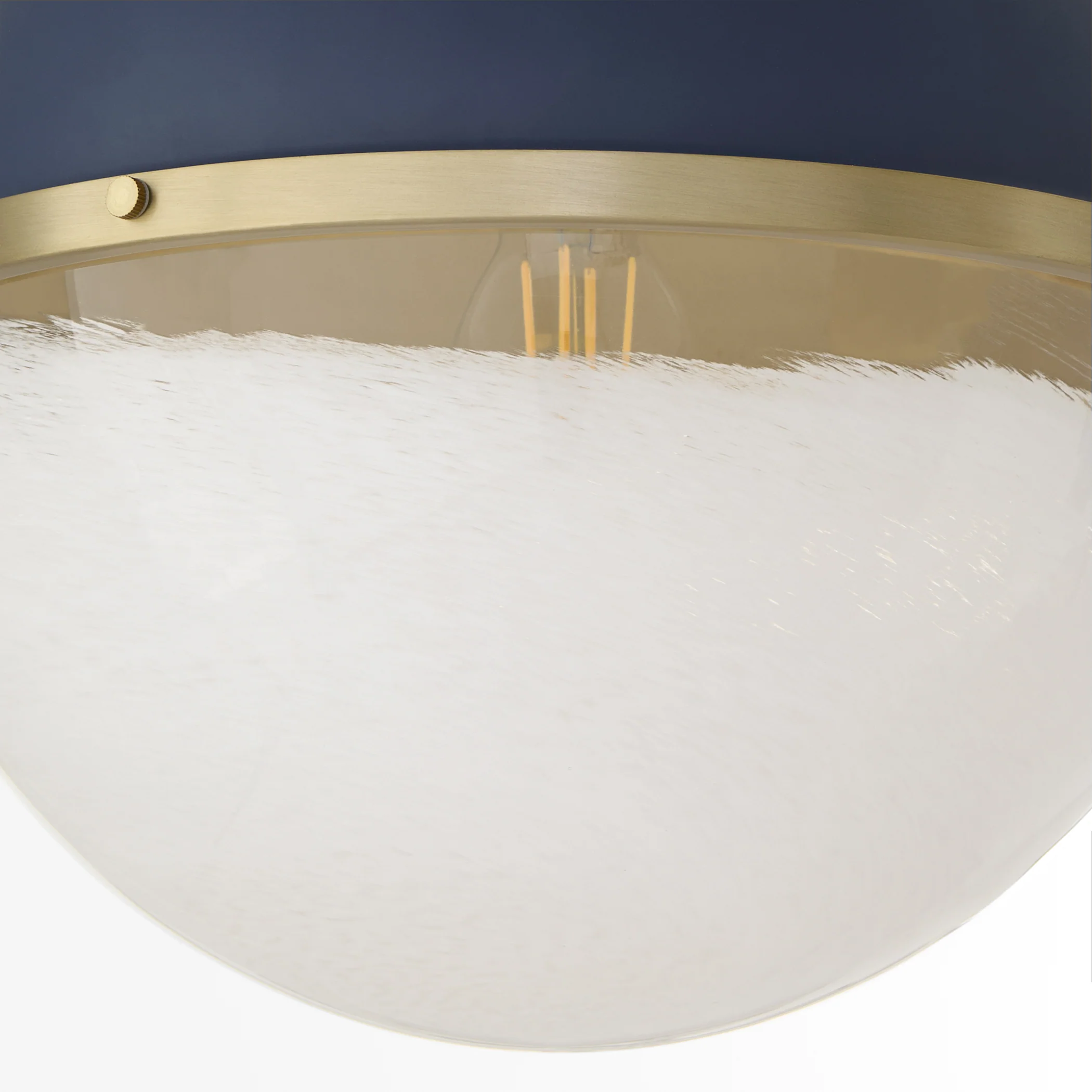 1-light Pendant Blue w/ Aged Brass - Image 4
