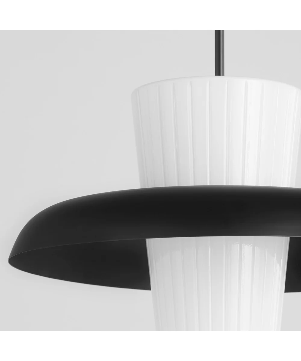 1-light Pendant Matte Black - Image 3
