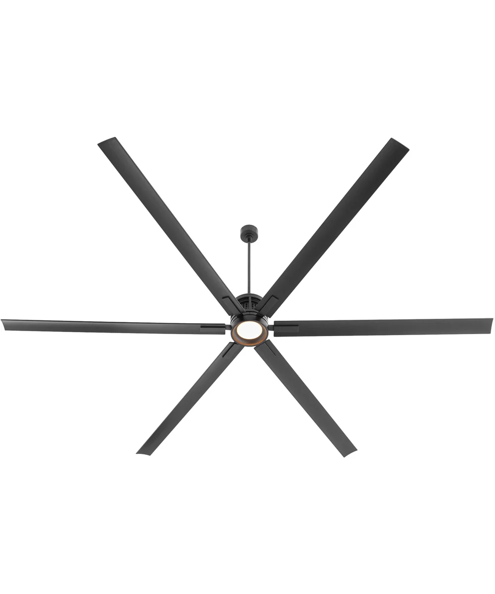 120" Zeus Patio Ceiling Fan Matte Black - Image 2