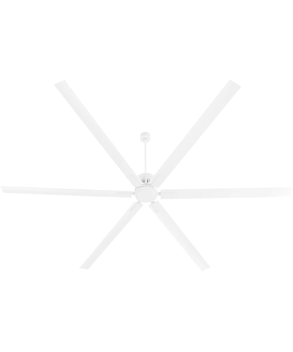 120" Zeus Patio Ceiling Fan Studio White